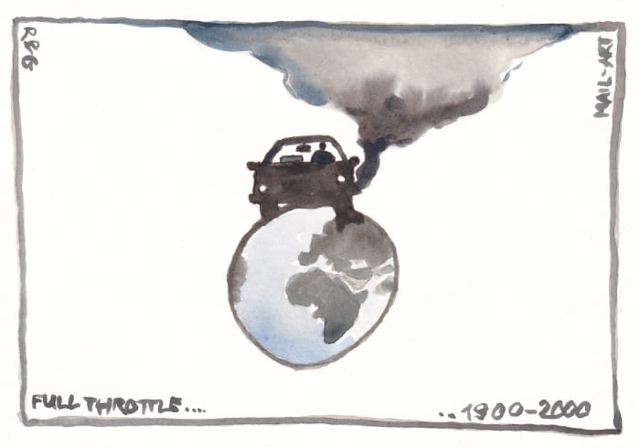 Postkarte Mail Art Arte Postale