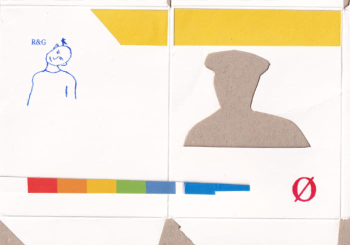 Postkarte Postkarte Mail Art Arte Postale
