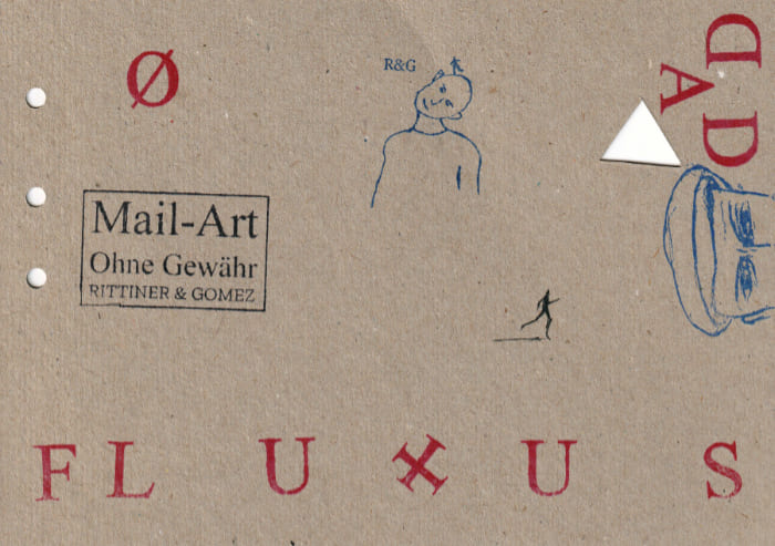 Postkarte Mail Art Arte Postale