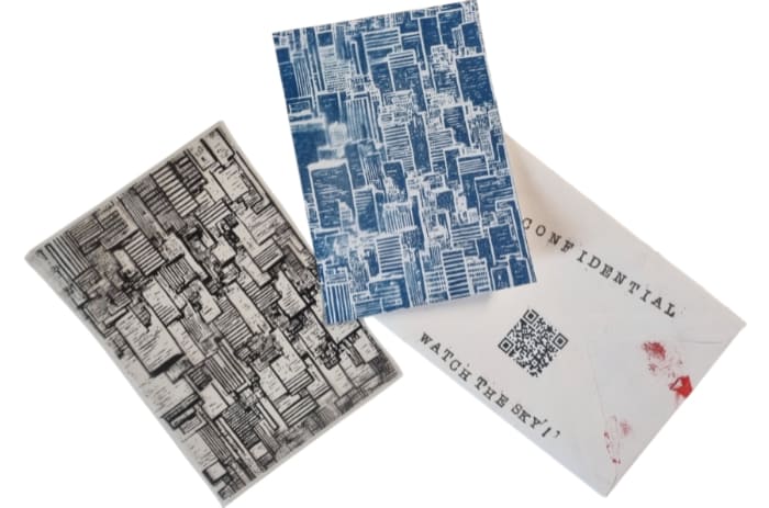 Postkarte Mail Art Arte Postale