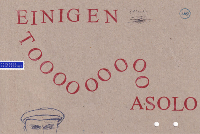 Postkarte Mail Art Arte Postale