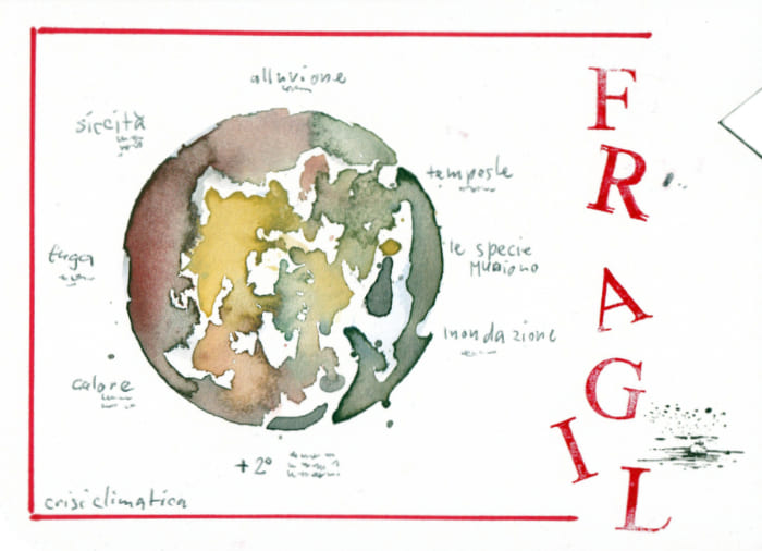 Postkarte Postkarte Mail Art Arte Postale