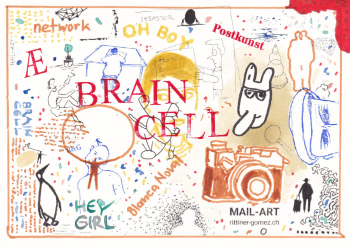 Postkarte Mail Art Arte Postale