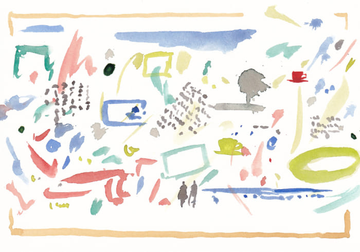 Postkarte Mail Art Arte Postale