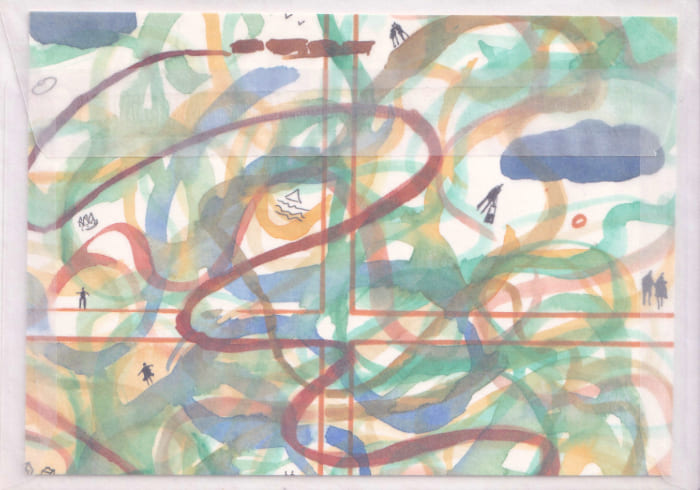 Briefumschlag Mail Art Arte Postale